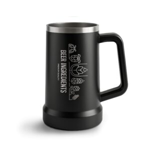 Canecas Gravacao A Laser Gravacao Frontal Canecas Termicas Cerveja 700ml Preta
