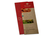 Cardápios Cardápios Descartáveis Kraft 250g 105x300mm
