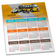 Calendários E Folhinhas 2026 Folhinha De Parede Supremo 255g Verniz Total Frente 270x343mm