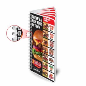 Cardapios - Plastificacao Rigida 010mm Couche 150g  105x300mm