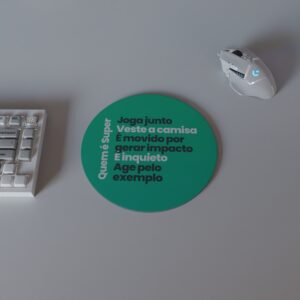 Mouse Pad Redondo Personalizado