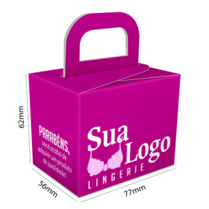Caixas Personalizadas Caixa Para Presentes Couche 300g  Verniz Uv Total Frente