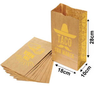 Sacolas E Sacos Sacos Kraft Para Delivery 1x0 Tamanho P