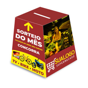 Urna Personalizada Polionda 3mm 250x250mm