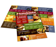 Cardapios Cardapios Personalizados 4 Paginas Com Dobra Couche 300g 480x330mm