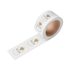 Rotulos Em Bobina Com Hotstamping Couche 1x0