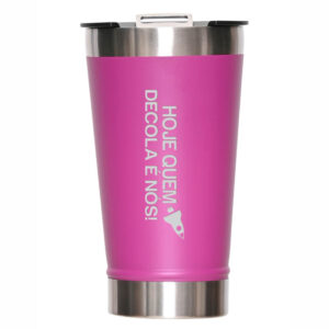 Caneca Copos E Tacas - 470ml Linha Promocional Rosa