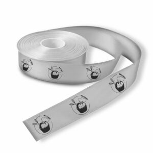 Fita De Cetim Rolo Com 50 Metros Largura De 22mm Branca