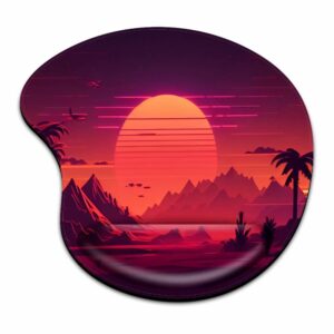 Acessórios Para Computadores Mousepads Acabamento Soldado Descanso Para Punho 200x253mm