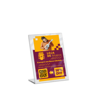 Placas Placa De Qr Code Pix Impressao Uv Acrilico Branco 3mm 150x210mm