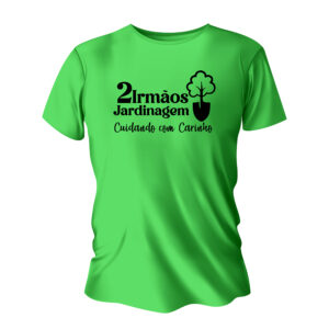 Linha Vestuario - Impressao Silk Tamanho A4 210x300mm Camisa Verde Limao