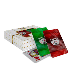 Baralhos Baralho Duplo 108 Cartas Baralho Com Caixa Padrão Couchê 250g Com Laminação Brilho
