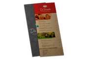 Cardapios Cardapios Descartaveis Kraft 250g 105x300mm