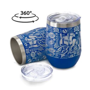 Caneca Copos E Tacas - 360ml Linha Promocional Azul
