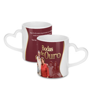 Canecas Com Sublimacao Canecas De Porcelana Coracao 325ml Branca