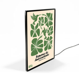 Quadro Iluminado Combo De Estrutura Com Personalização 225x334mm
