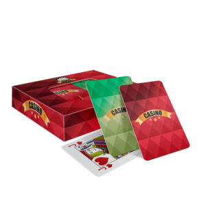 Baralhos Baralho Duplo 108 Cartas Baralho Com Caixa Personalizada Couchê 250g Com Laminação Fosca