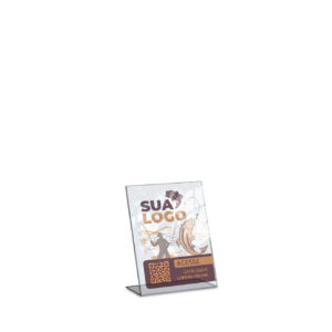 Placas Placa De Qr Code Pix Impressao Uv Acrilico Transparente 3mm 100x150mm