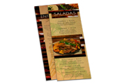 Cardapios Cardapios Personalizados 4 Paginas Com Dobra Couche 250g 210x300mm