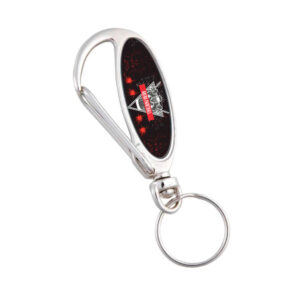 Abridores E Chaveiros Chaveiro Resinado Metal Mosquetao Pelicano