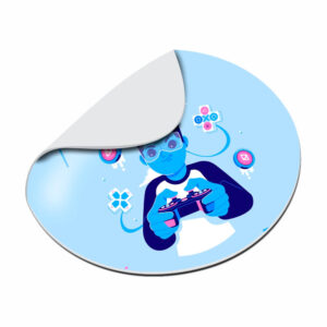 Acessórios Para Computadores Mousepads Acabamento Soldado Redondo 198x198mm