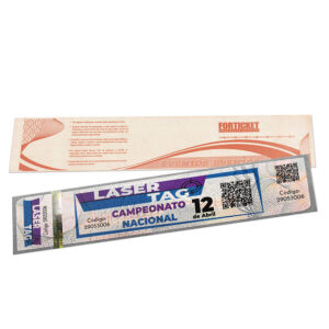 Ingressos De Seguranca 211x51mm Cinza