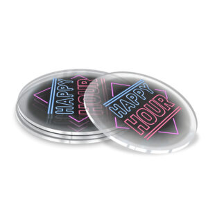 Porta Copos Acrilico 2mm Impressao Uv Acrilico Transparente