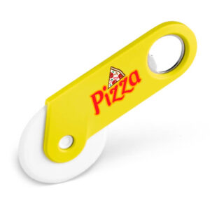 Abridores E Chaveiros Abridor Cortador De Pizza Tradicional Tokev Amarelo