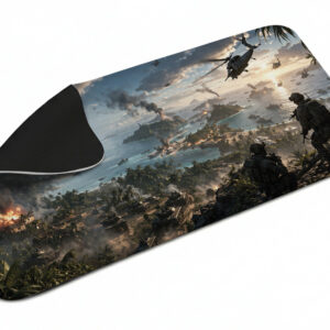 Mousepads Mousepad Gamer Desk Pad Acabamento Sem Costura 600x300mm