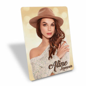 Foto Produtos Foto Com Suporte Pvc 0,50mm Premium Branco 100x140mm