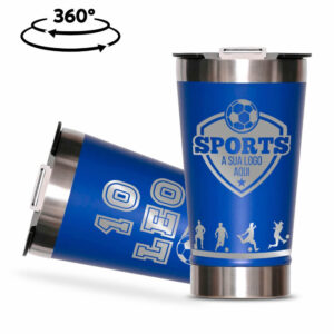 Caneca Copos E Tacas - 470ml Linha Promocional Azul