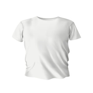 Linha De Atacado Camisas Poliester Infantil Branca