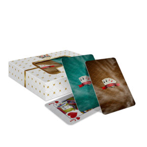 Baralhos Baralho Duplo 108 Cartas Baralho Com Caixa Padrão Couchê 250g Com Laminação Brilho