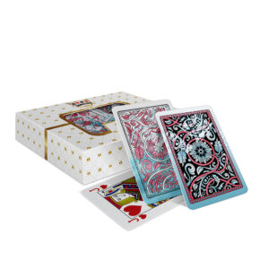 Baralho Duplo 108 Cartas Baralho Com Caixa Padrao Pvc 050 Premium Branco