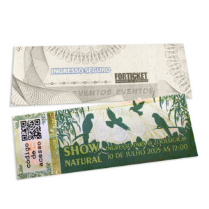 Ingressos De Segurança 150x55mm Amarelo