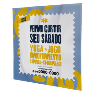 Backdrop Pop Up Retrátil Tecido Sintético Blockout Sem Estrutura 2250x2250mm