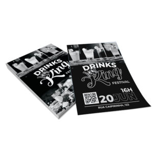 Panfletos Flyers E Folhetos Apergaminhado 75g 105x150mm