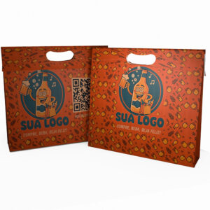 Sacolas E Sacos Sacolas Duplex 210g Pardo Boca Palhaco Horizontal L30 X P8 X A22