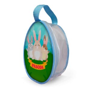 Estojos E Necessaires Bolsas Modelo Oval Tamanho G Azul