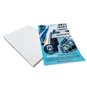 Panfletos Flyers E Folhetos Couche 150g Sem Verniz 300x400mm