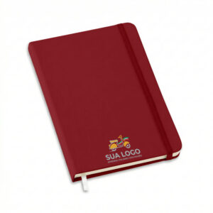 Agendas Cadernos E Apostilas - Capa Vermelho Escuro