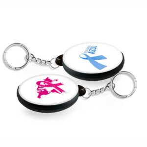 Bottons E Pins Personalizados Dupla Face Com Chaveiro Modelo Redondo Preto 35mm