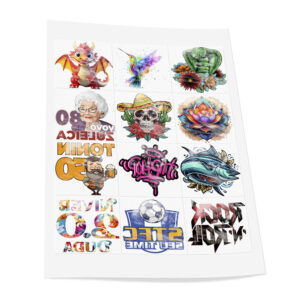 Tatuagem Temporaria Personalizada 210x290mm