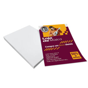 Panfletos, Flyers E Folhetos Couchê 90g Sem Verniz 100x140mm