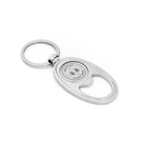 Chaveiro Gravacao A Laser Metal Modelo Blake Com Abridor Cromado