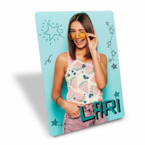 Foto Produtos Foto Com Suporte Pvc 0,50mm Premium Branco 100x140mm