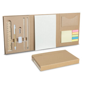 Kit Escritório Capa em Papel Kraft