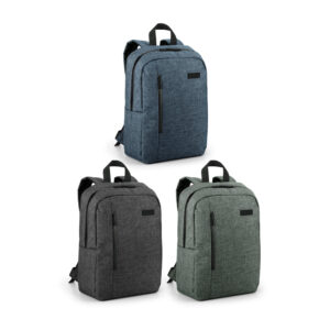 SHADES PLATE. Mochila para notebook 14'' em 600D de alta densidade com placa para personalização 12 L