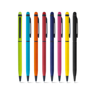 MIRO. Esferográfica em alumínio com escrita em azul