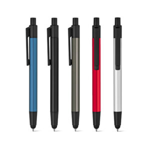 SHANGHAI. Esferográfica em alumínio com escrita em preto